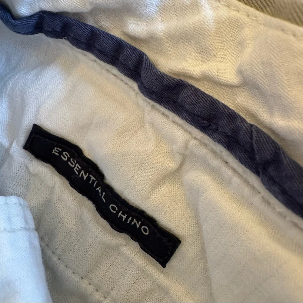J.Crew Essential Chino Shorts Mens 35 Stone Khaki Cotton 10.5”